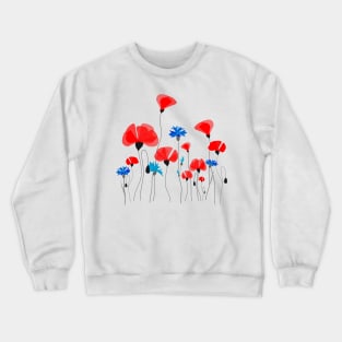 Poppies & Cornflowers #RBSTAYCAY #Redbubble Crewneck Sweatshirt